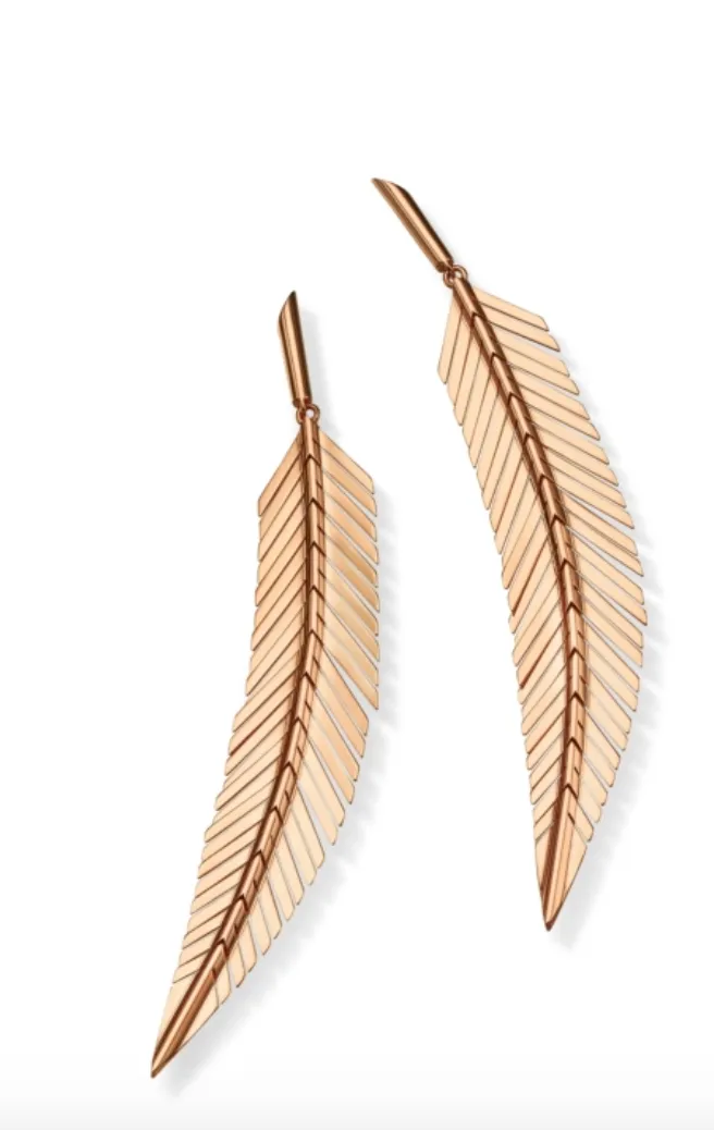 Feather Earrings, Medium