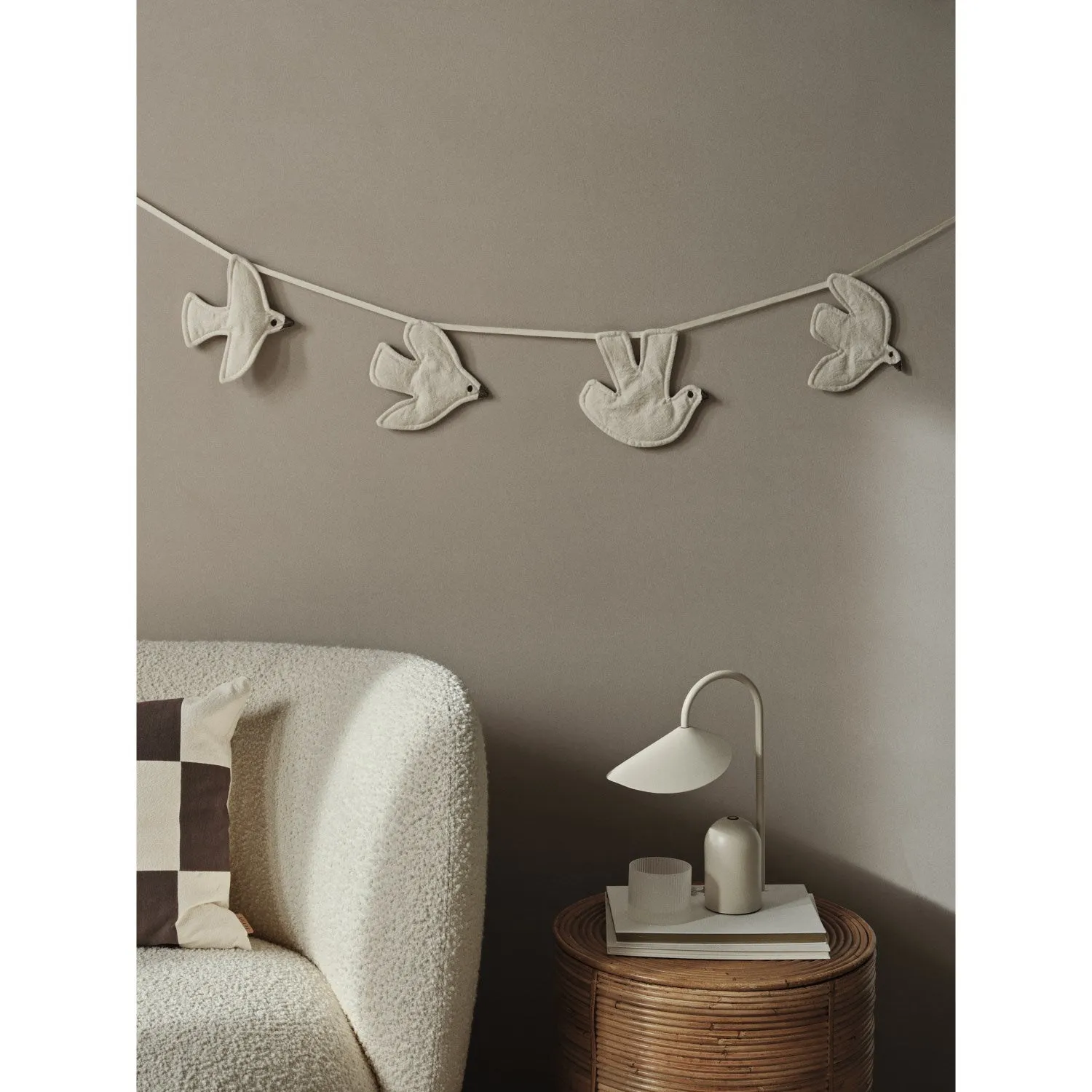 Ferm Living Undyed Swif Bird Garland