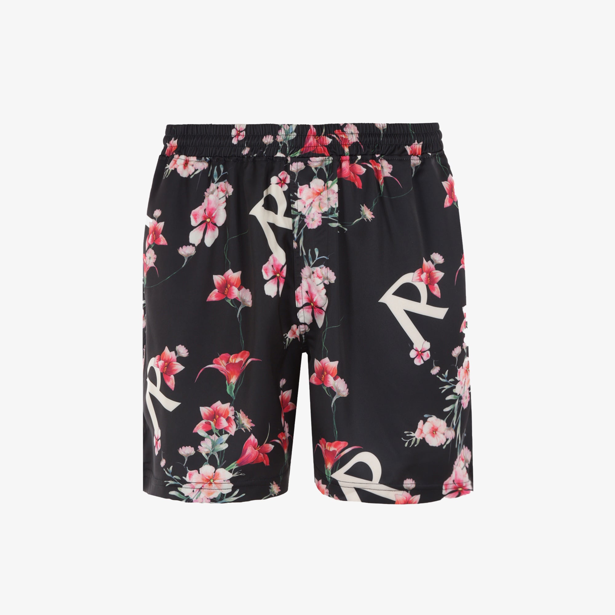 FLORAL SHORTS 'BLACK'