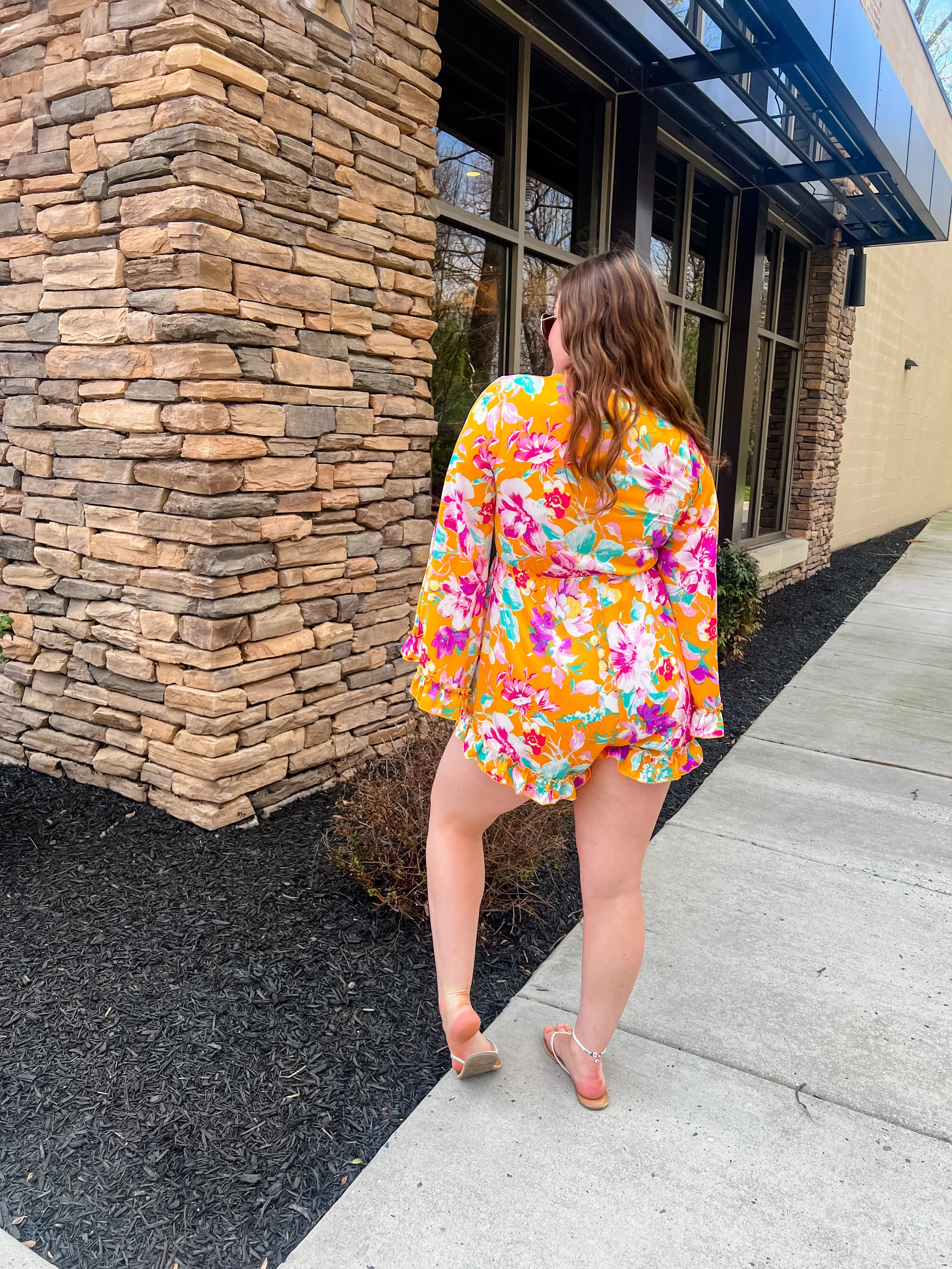 Fresh Start Floral Romper