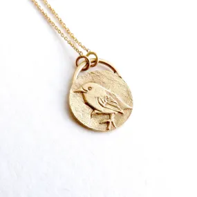 Gold Bird Necklace