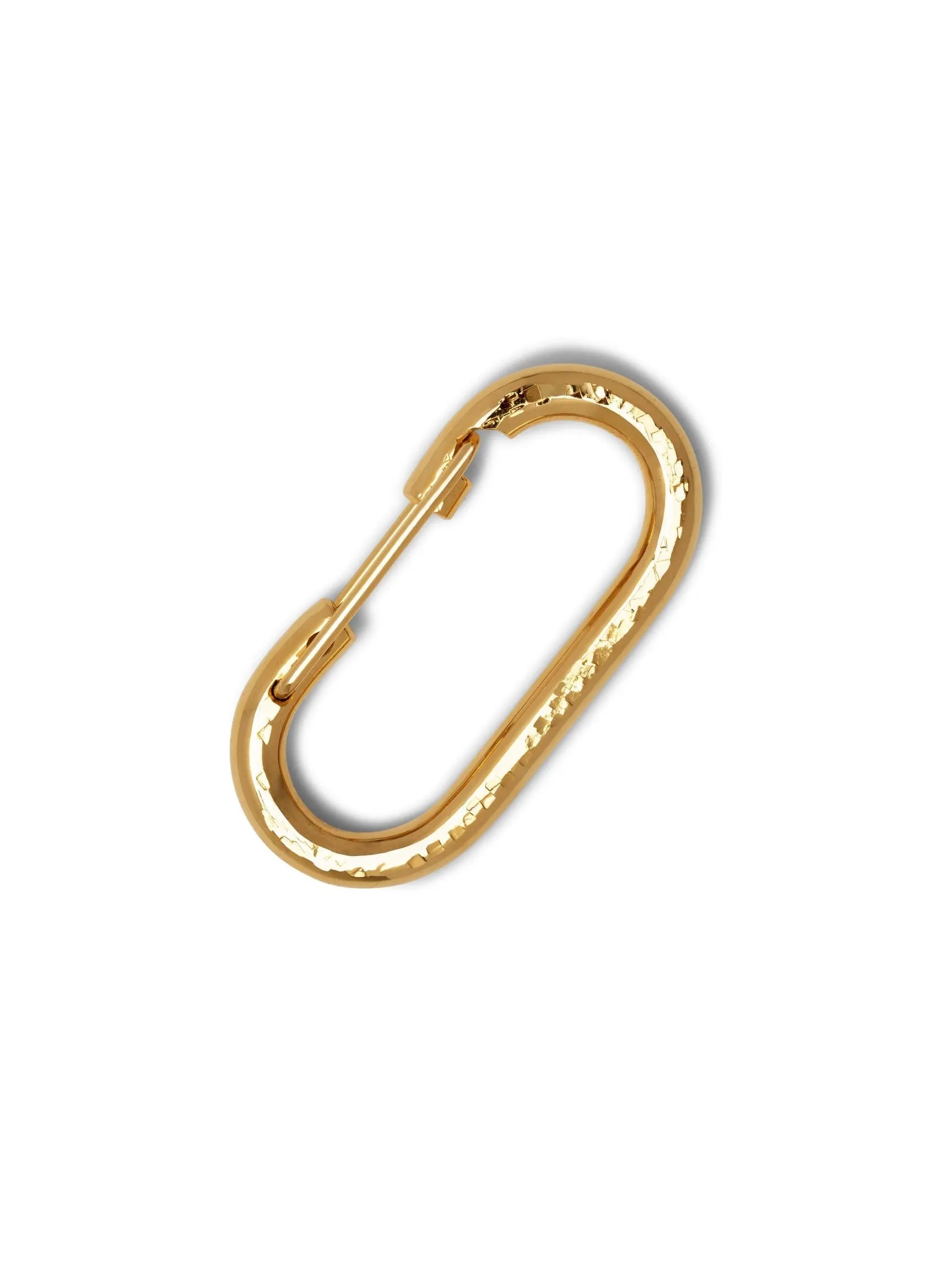 Gold Medium Oval Carabiner Clicker Clasp