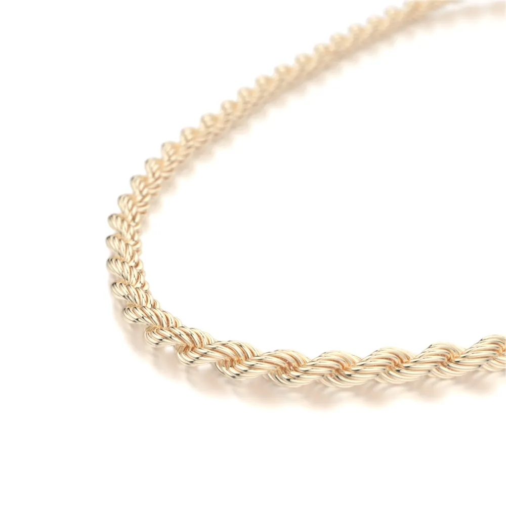 Gold Rope Chain 4mm