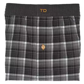 Grey Check Boxer Short