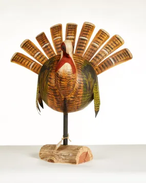 Hand Carved Turkey -Medium