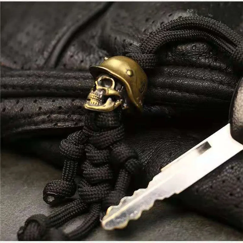 Handmade Braided Rope Skull Paracord