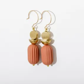 Heather Earrings - Dark Salmon