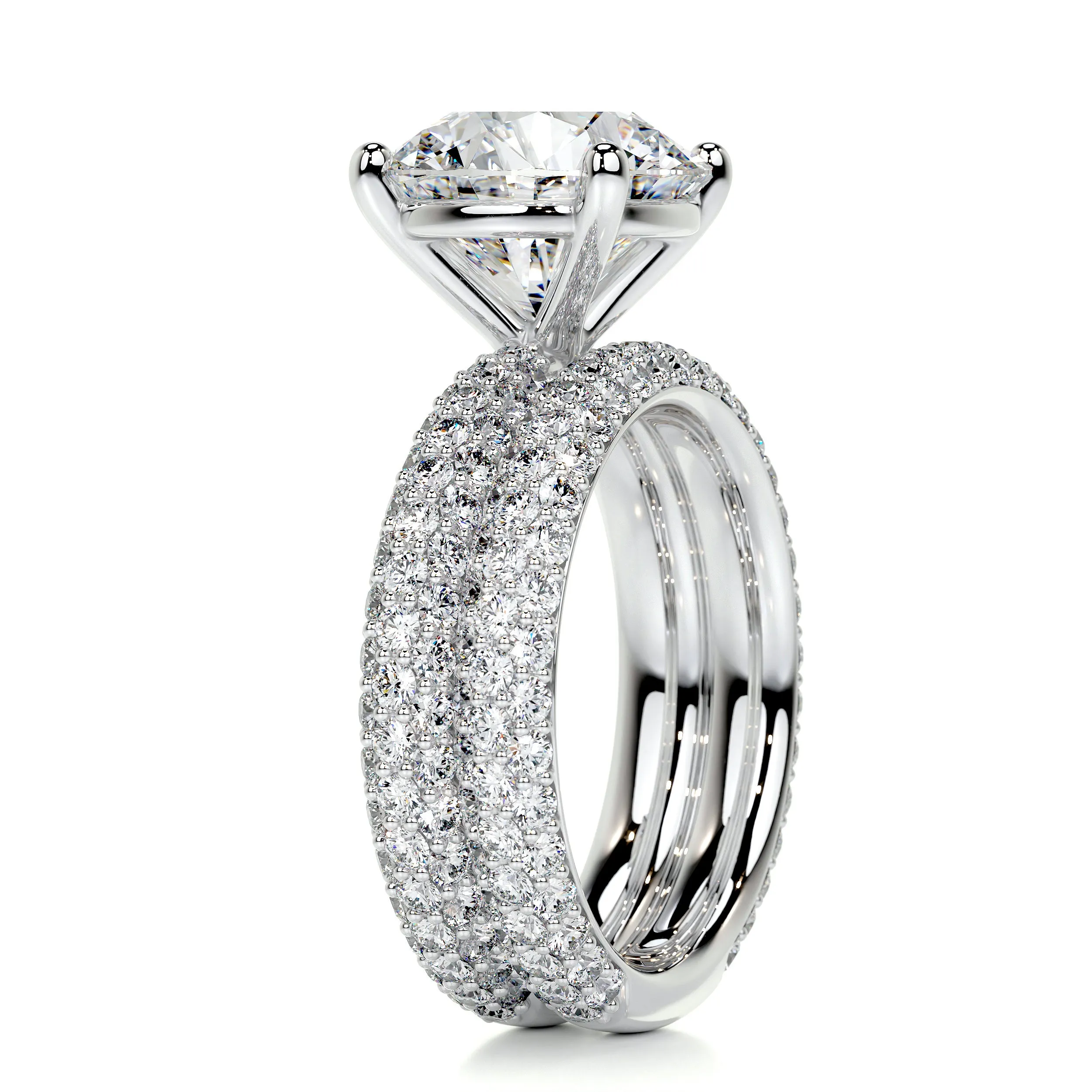 Helena Diamond Bridal Set -Platinum