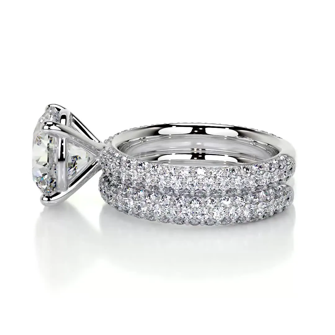 Helena Diamond Bridal Set -Platinum