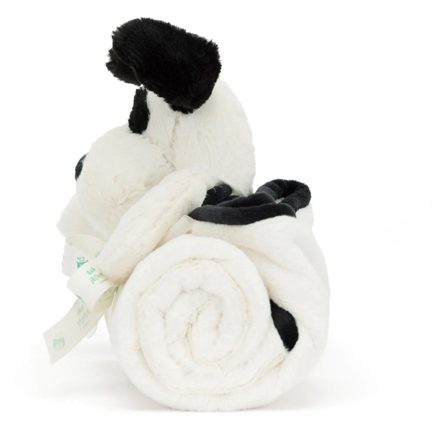 Jellycat Bashful Black & Cream Puppy Blankie