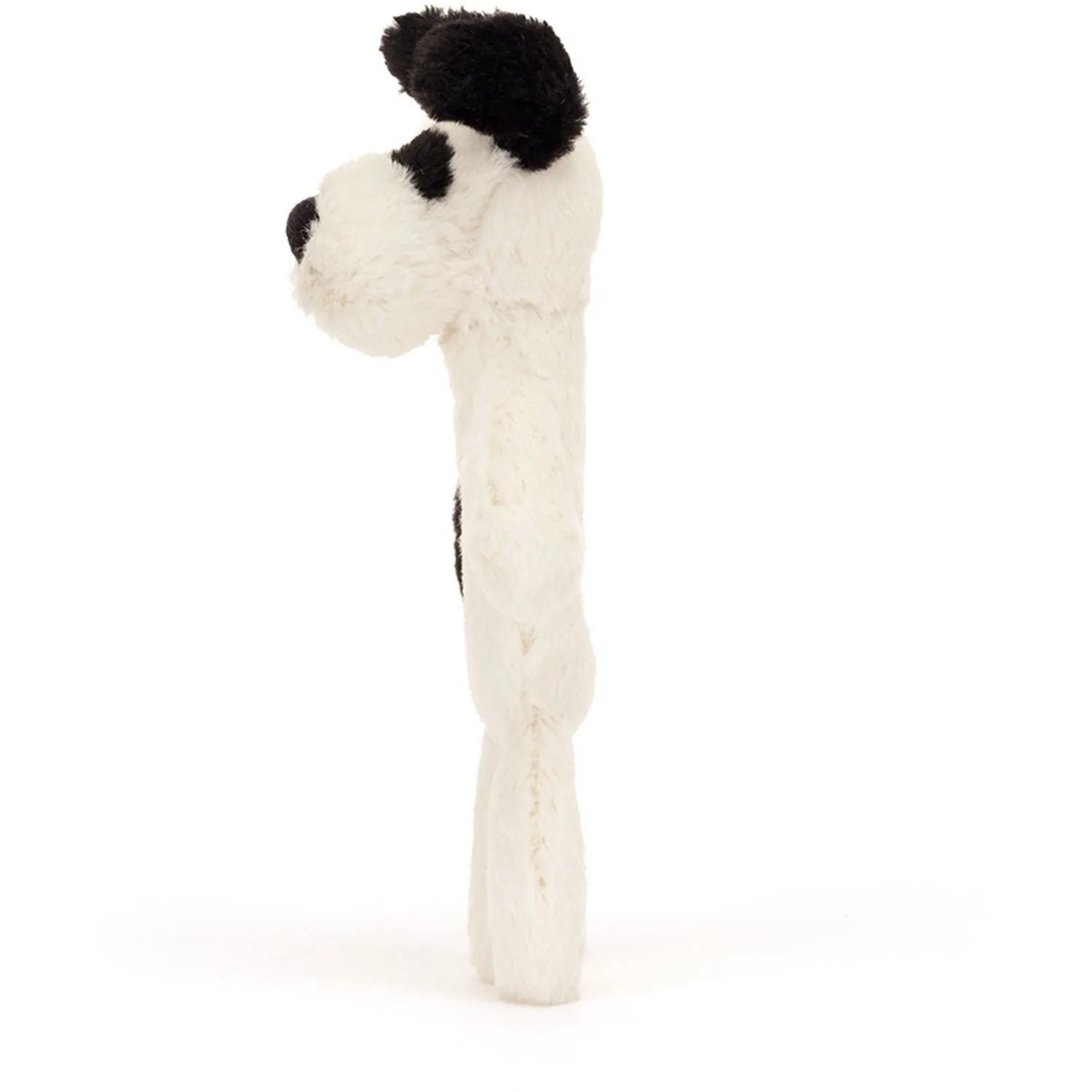 Jellycat Bashful Black & Cream Puppy Ring Rattle