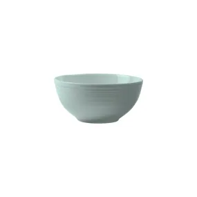 Jenna Clifford -7302 Embossed Lines Duck Egg Cereal Bowl