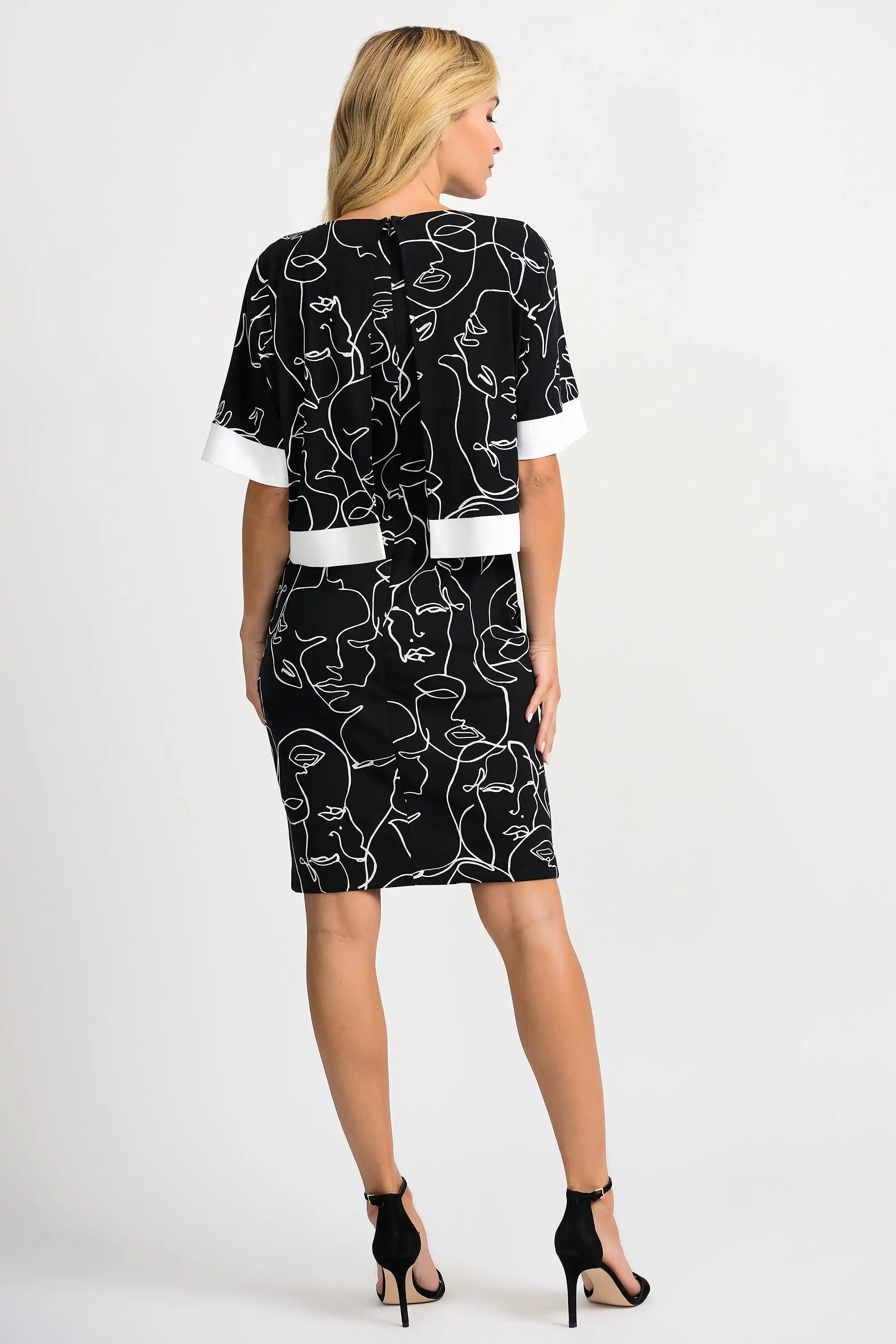 Joseph Ribkoff Abstract Print Dress - 201119