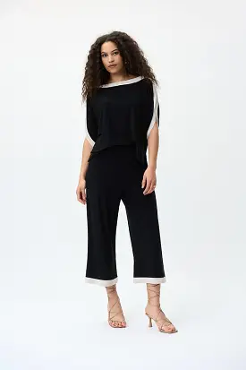 Joseph Ribkoff Contrast Trim Jumpsuit- 231050 (T)