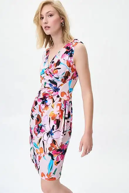 Joseph Ribkoff Floral Wrap Dress- 231172