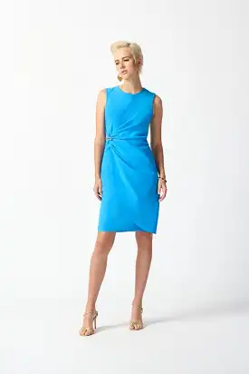 Joseph Ribkoff Lux Twill Sleeveless Sheath Dress - 242151