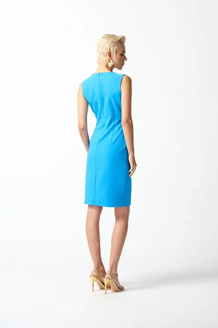 Joseph Ribkoff Lux Twill Sleeveless Sheath Dress - 242151