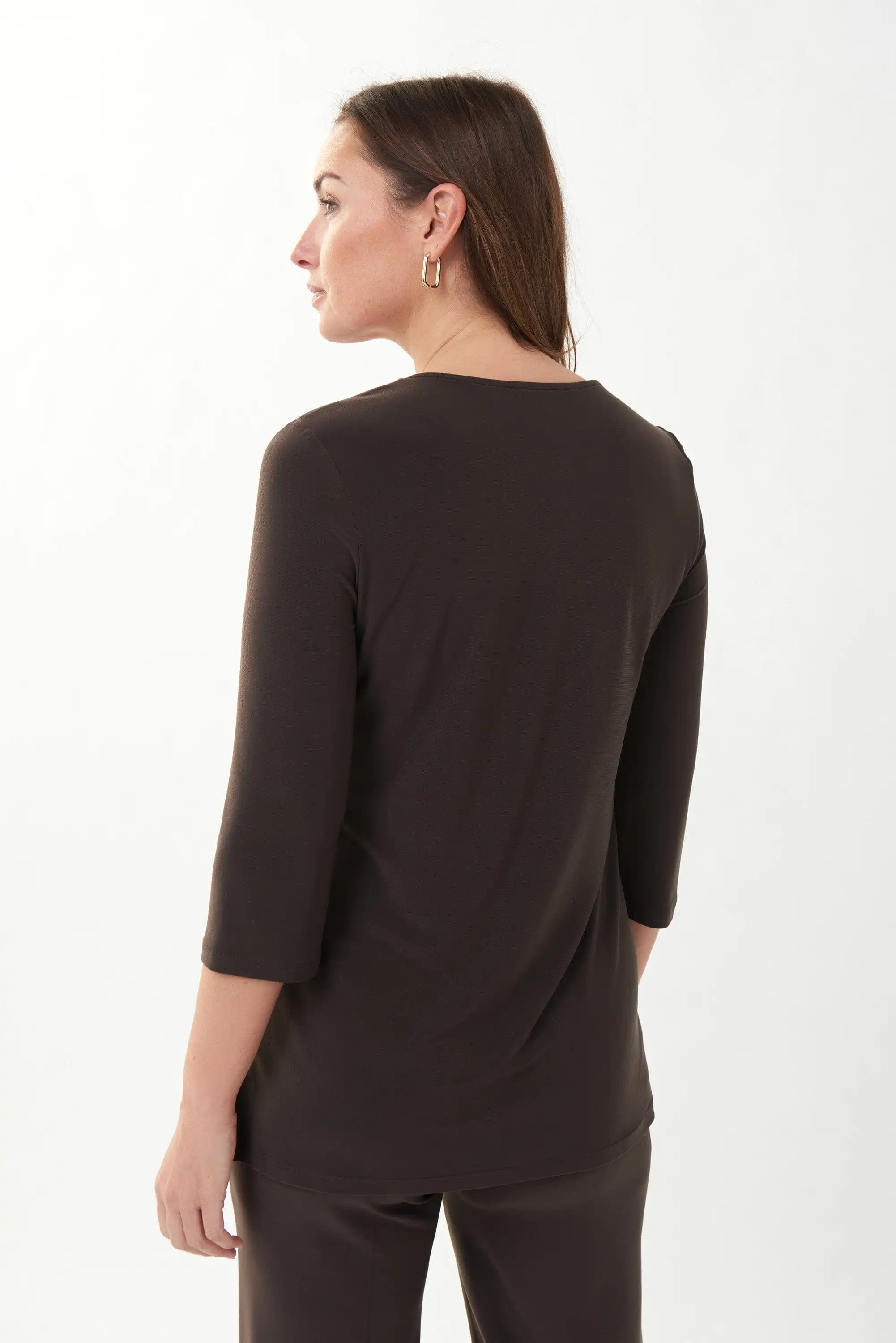 Joseph Ribkoff Mocha Top - 223283 (T)