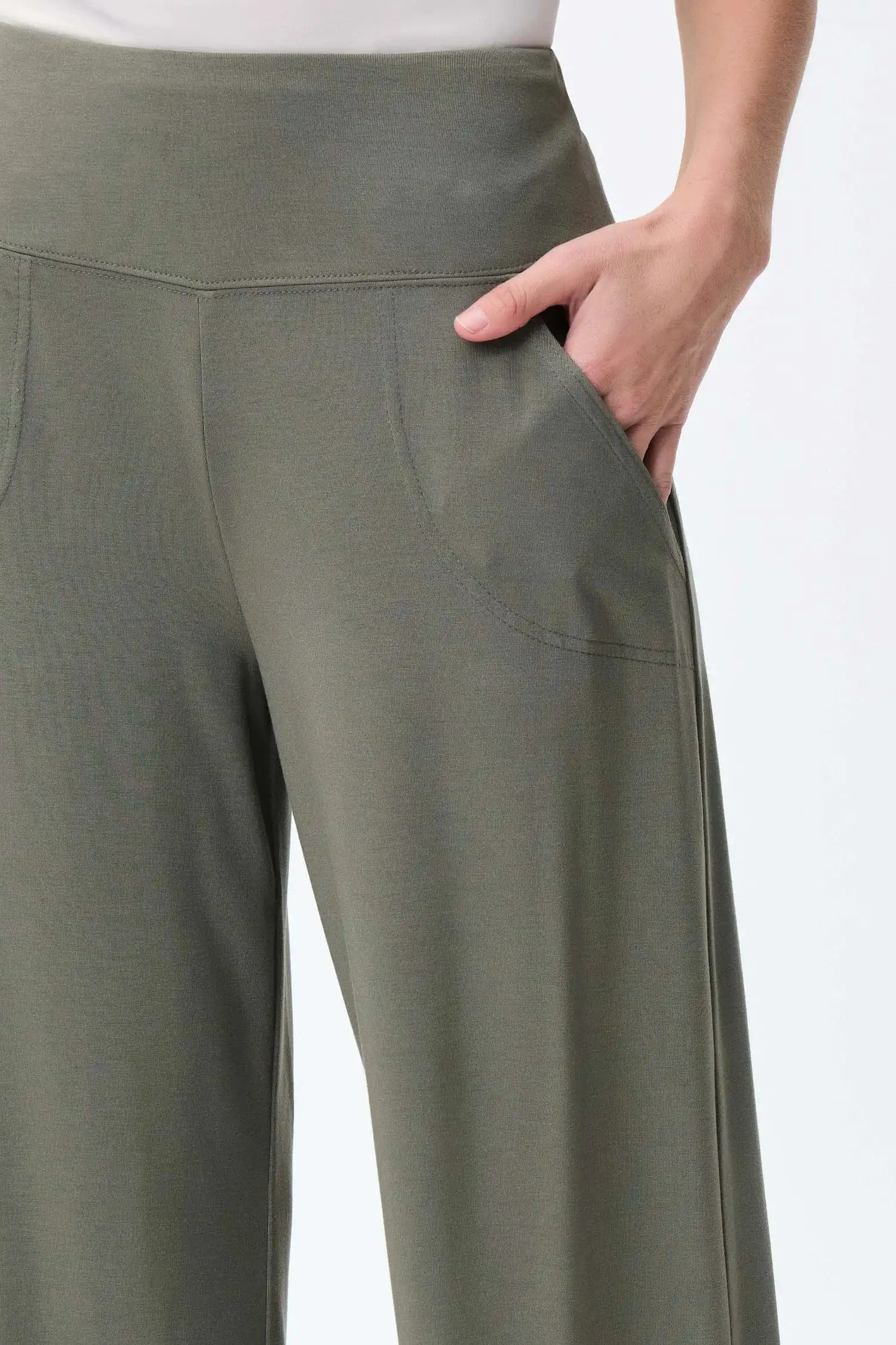 Joseph Ribkoff   Pant- 231121- Agave & Black