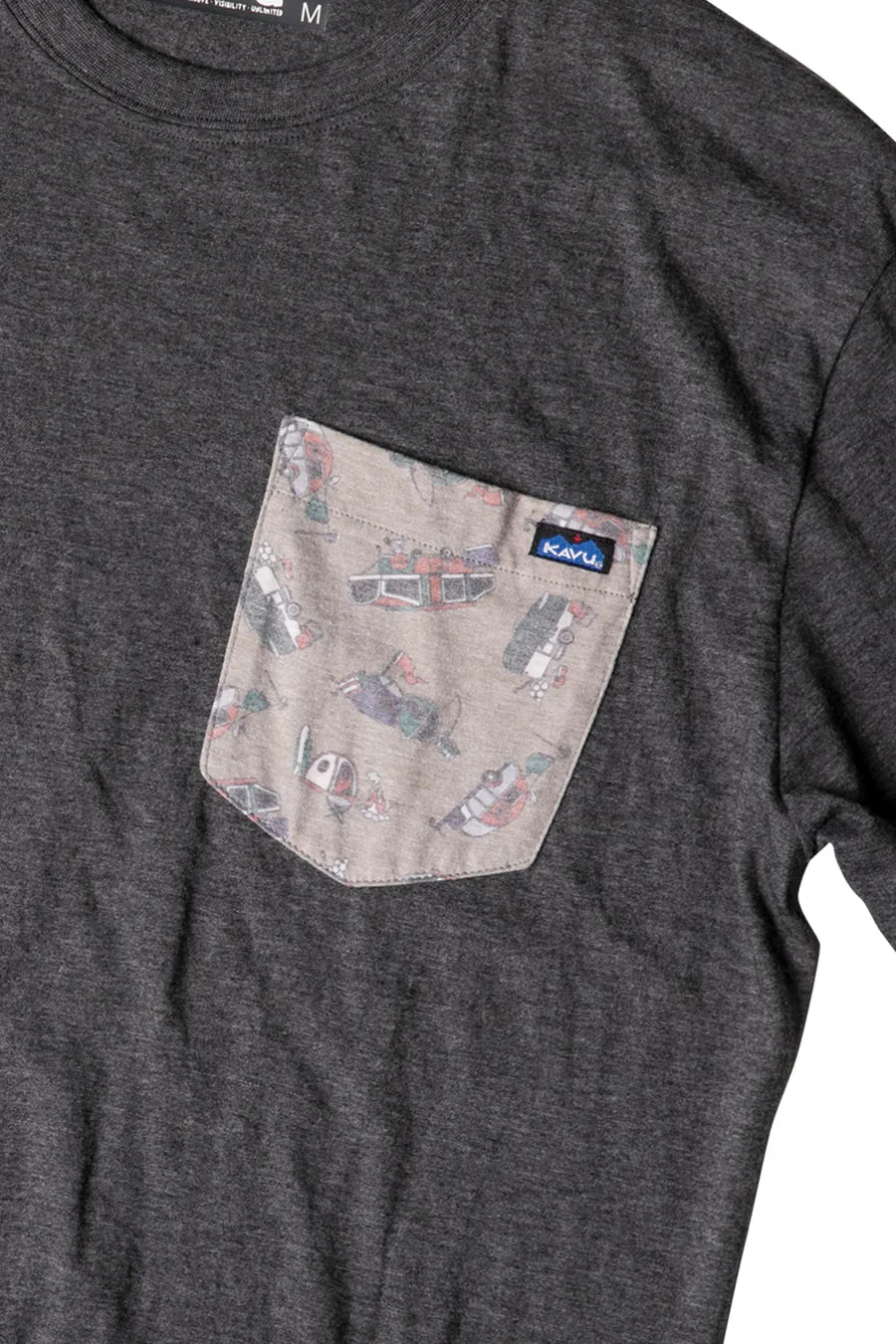 Kavu Pop Pocket T-shirt In Camp Spot