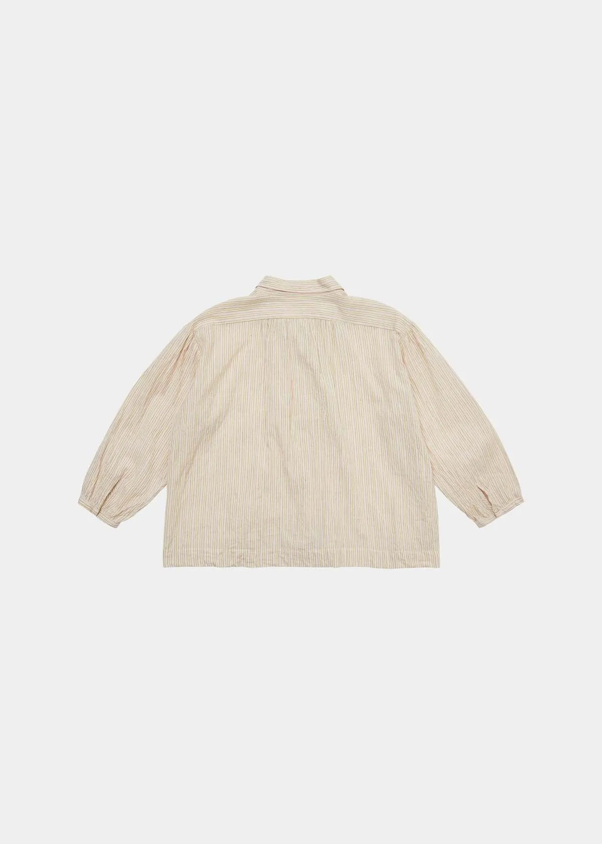 Kids Caramel Snowberry Shirt - Salmon Stripe