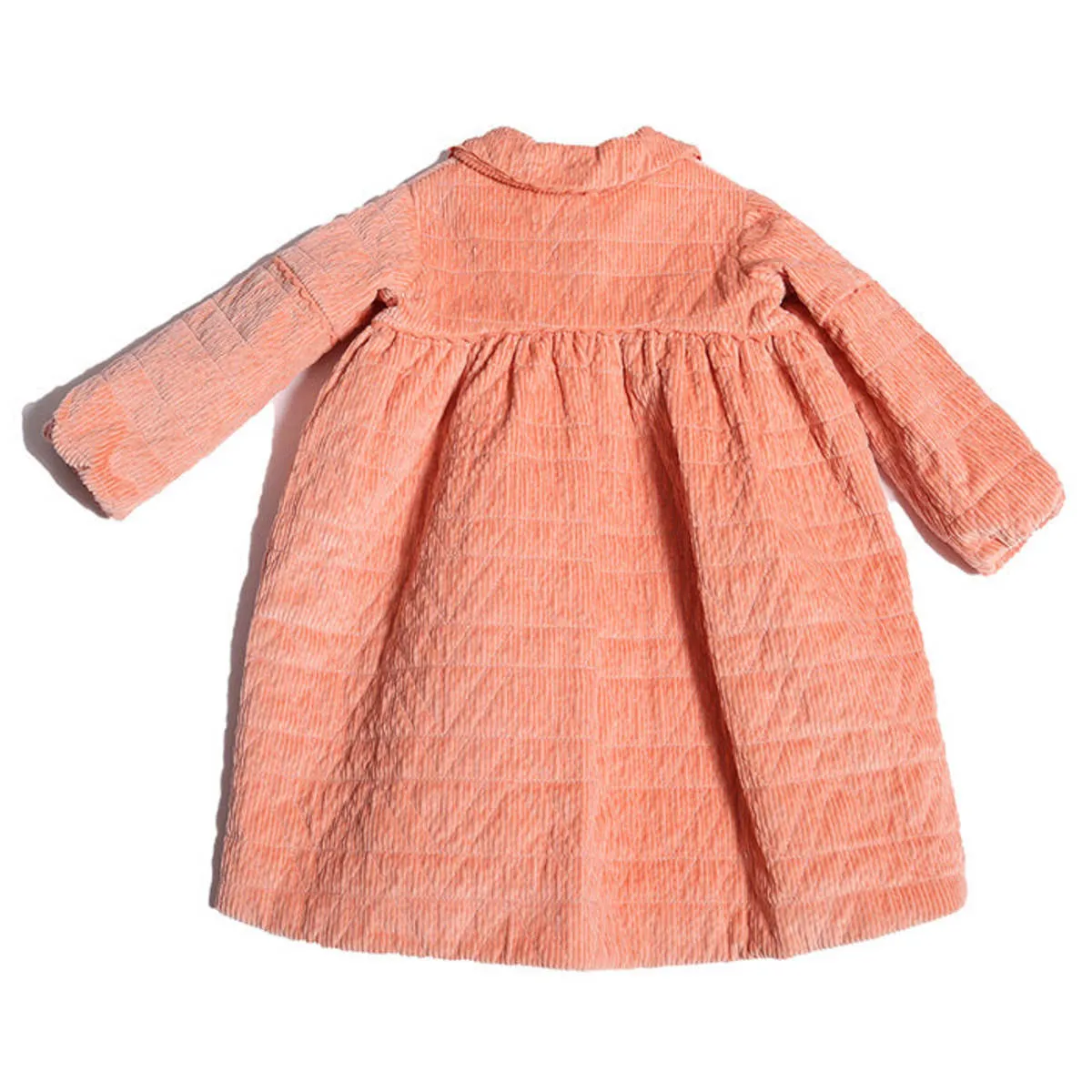 Kids Tia Cibani Child Ivy Tufted Dress - Salmon Pink