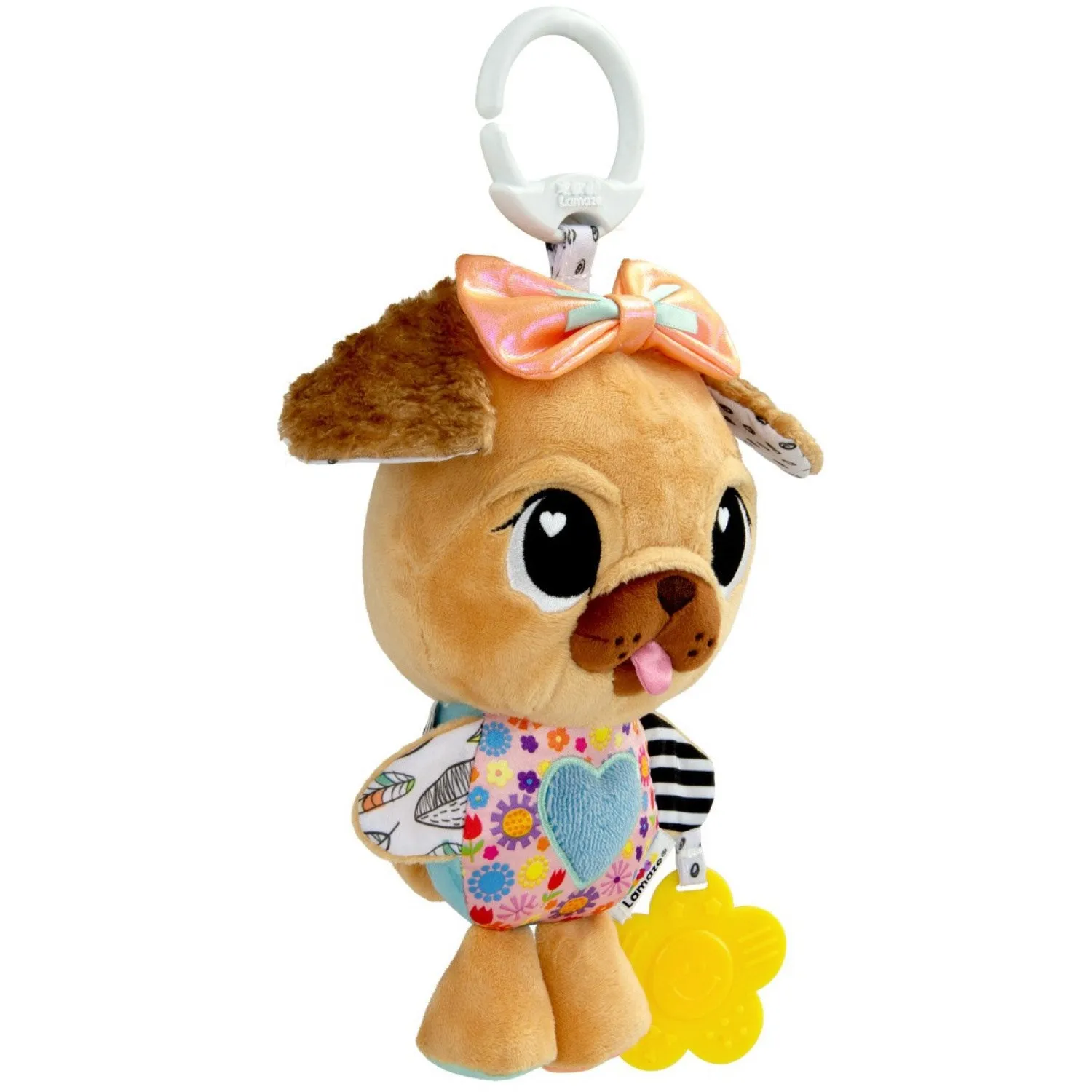 Lamaze Puppy Rattle with Hanger