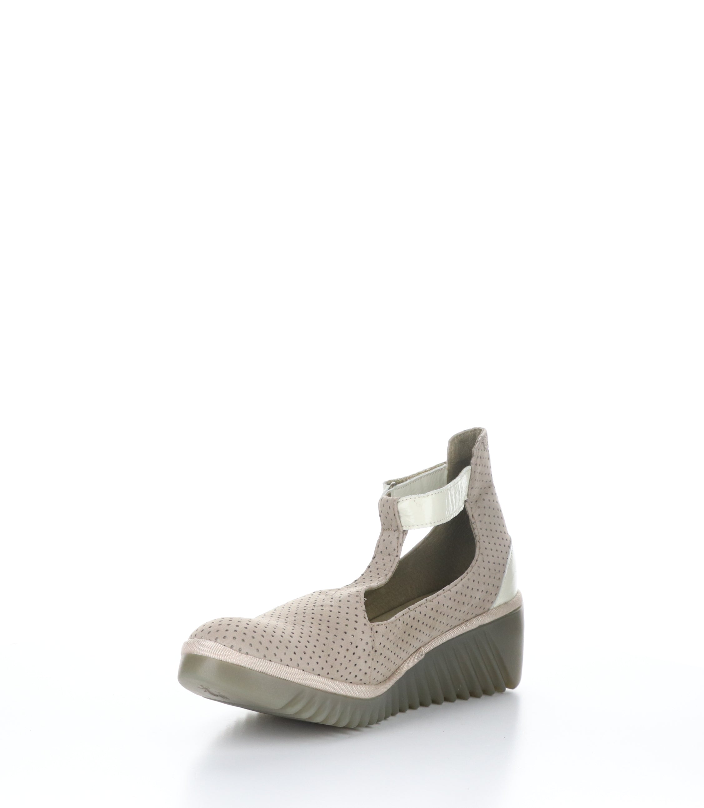 LEDA359FLY CONCRETE/OFFWHT Wedge Shoes