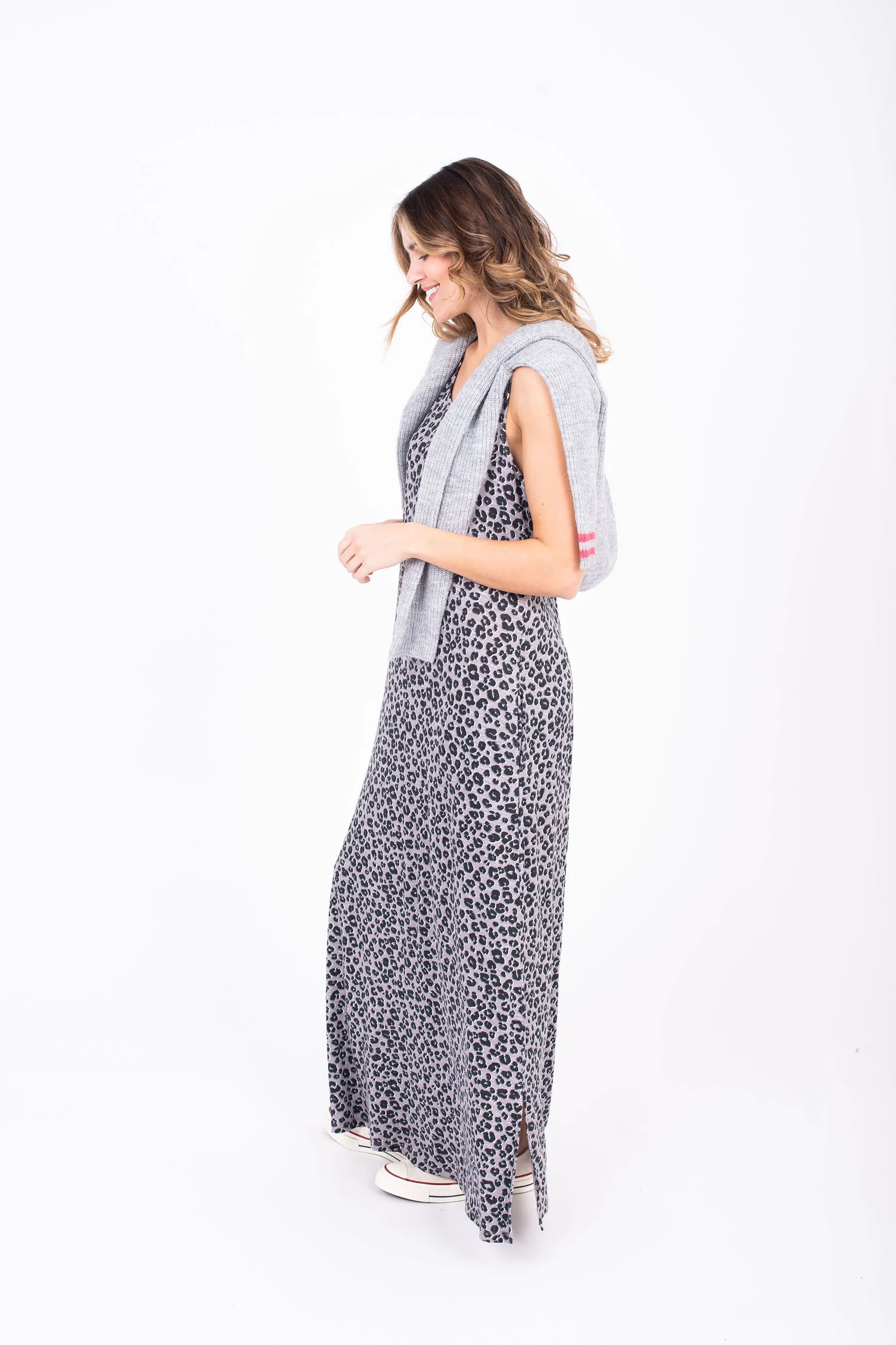 Leopard Spot Maxi Dress