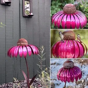 Libiyi Outdoor Flower Bird Feeder 