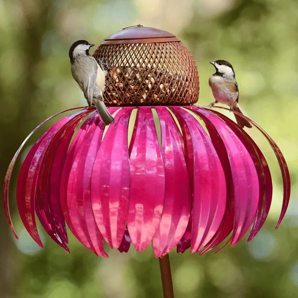 Libiyi Outdoor Flower Bird Feeder 