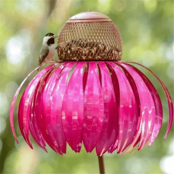 Libiyi Outdoor Flower Bird Feeder 