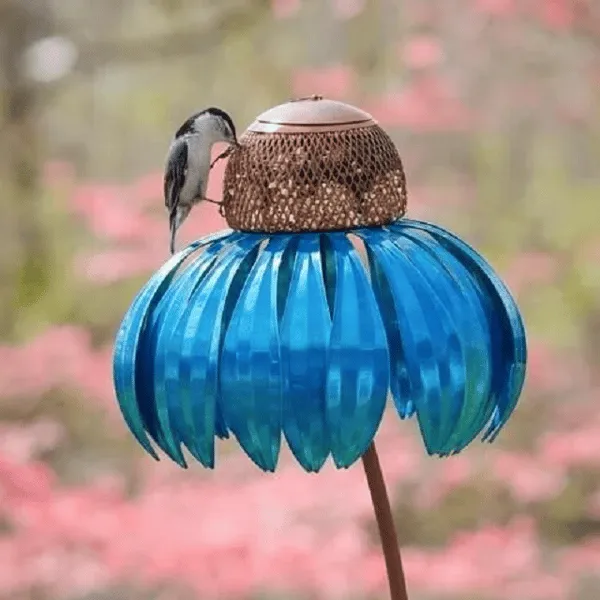 Libiyi Outdoor Flower Bird Feeder 