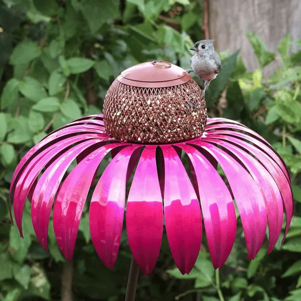 Libiyi Outdoor Flower Bird Feeder 