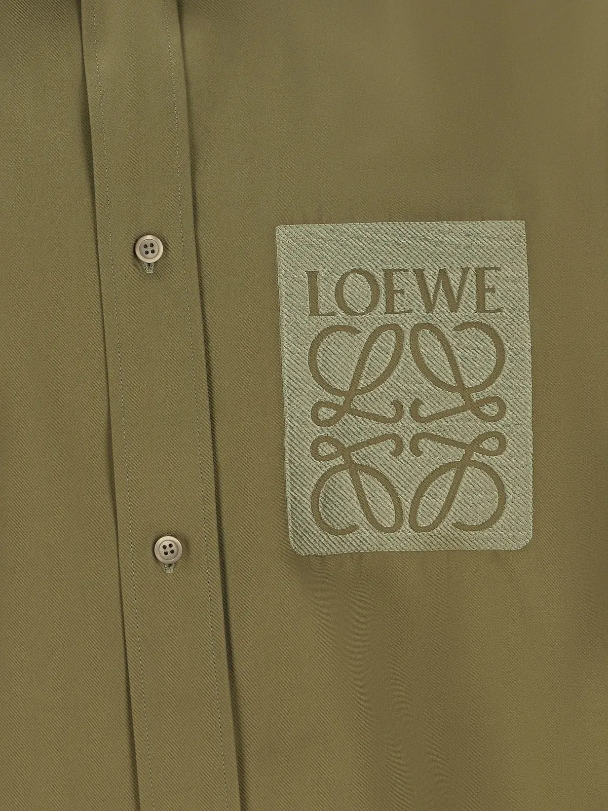 LOEWE  |Unisex Street Style Long Sleeves Plain Cotton Khaki Bridal