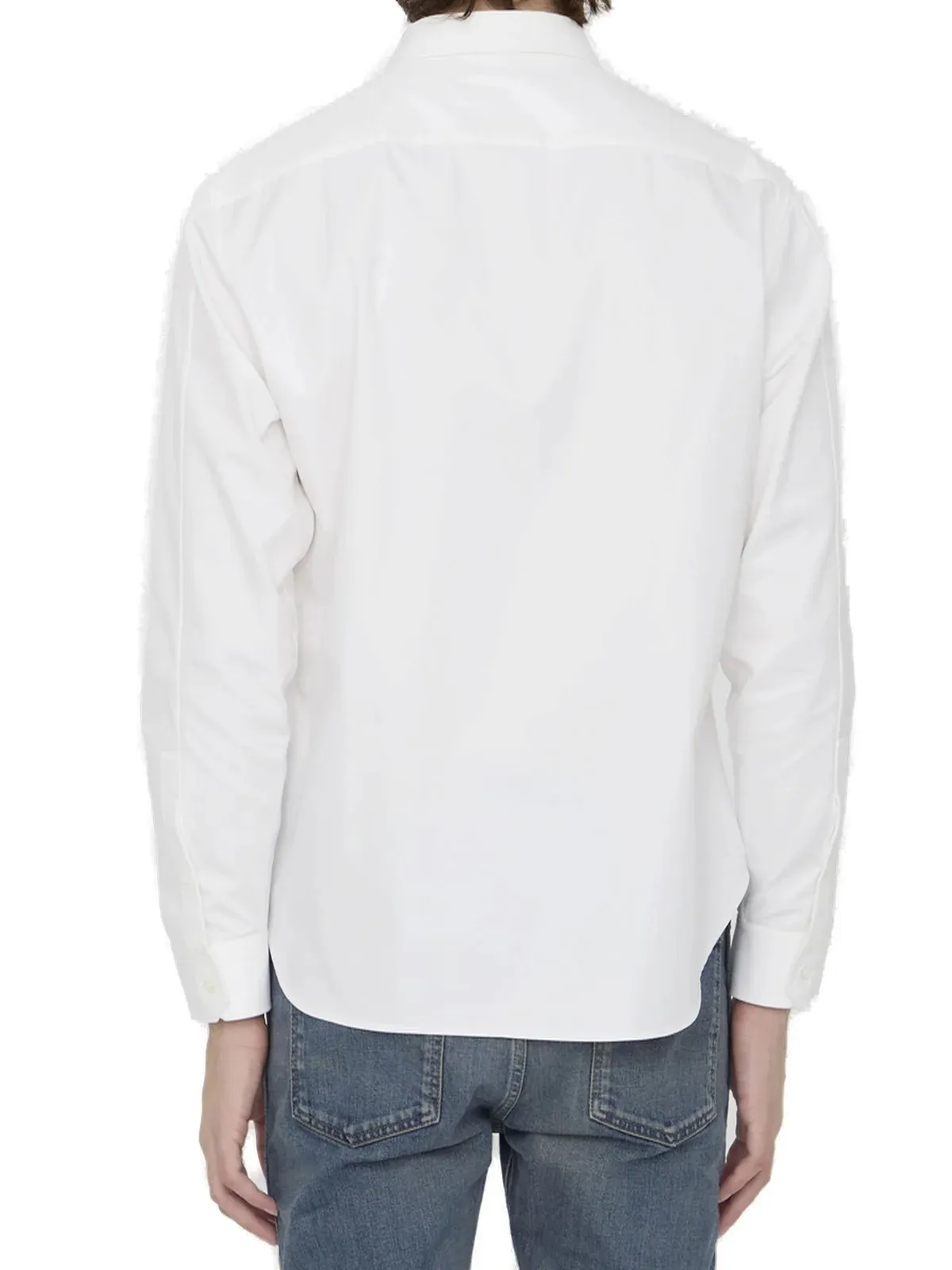 LOEWE  |Unisex Street Style Long Sleeves Plain Cotton Khaki Bridal