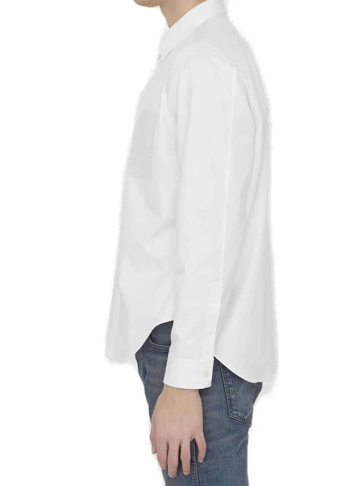 LOEWE  |Unisex Street Style Long Sleeves Plain Cotton Khaki Bridal