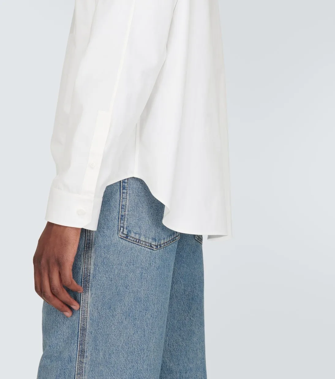 LOEWE  |Unisex Street Style Plain Bridal Logo Luxury Shirts