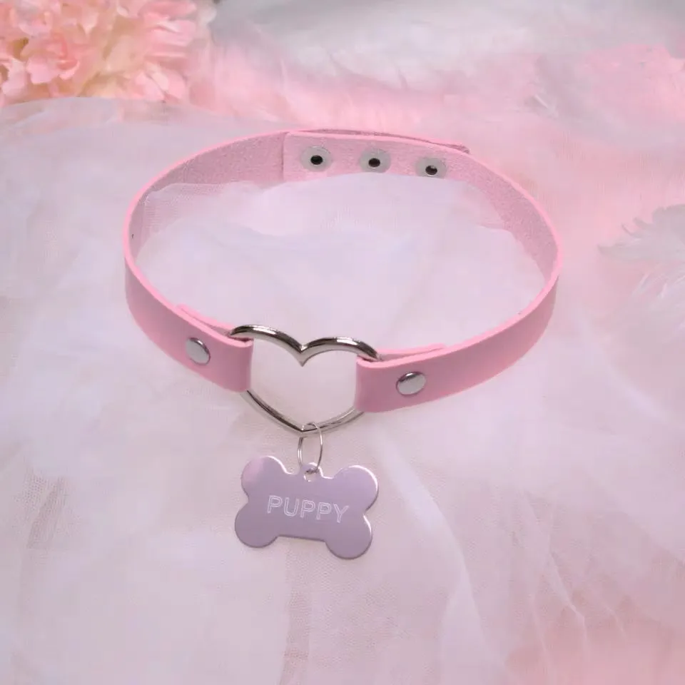 “LOVE&PUPPY” PINK CHOKER BY30405