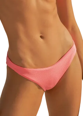 Maaji Flirt Thin Side Bikini Bottom - Coral Salmon