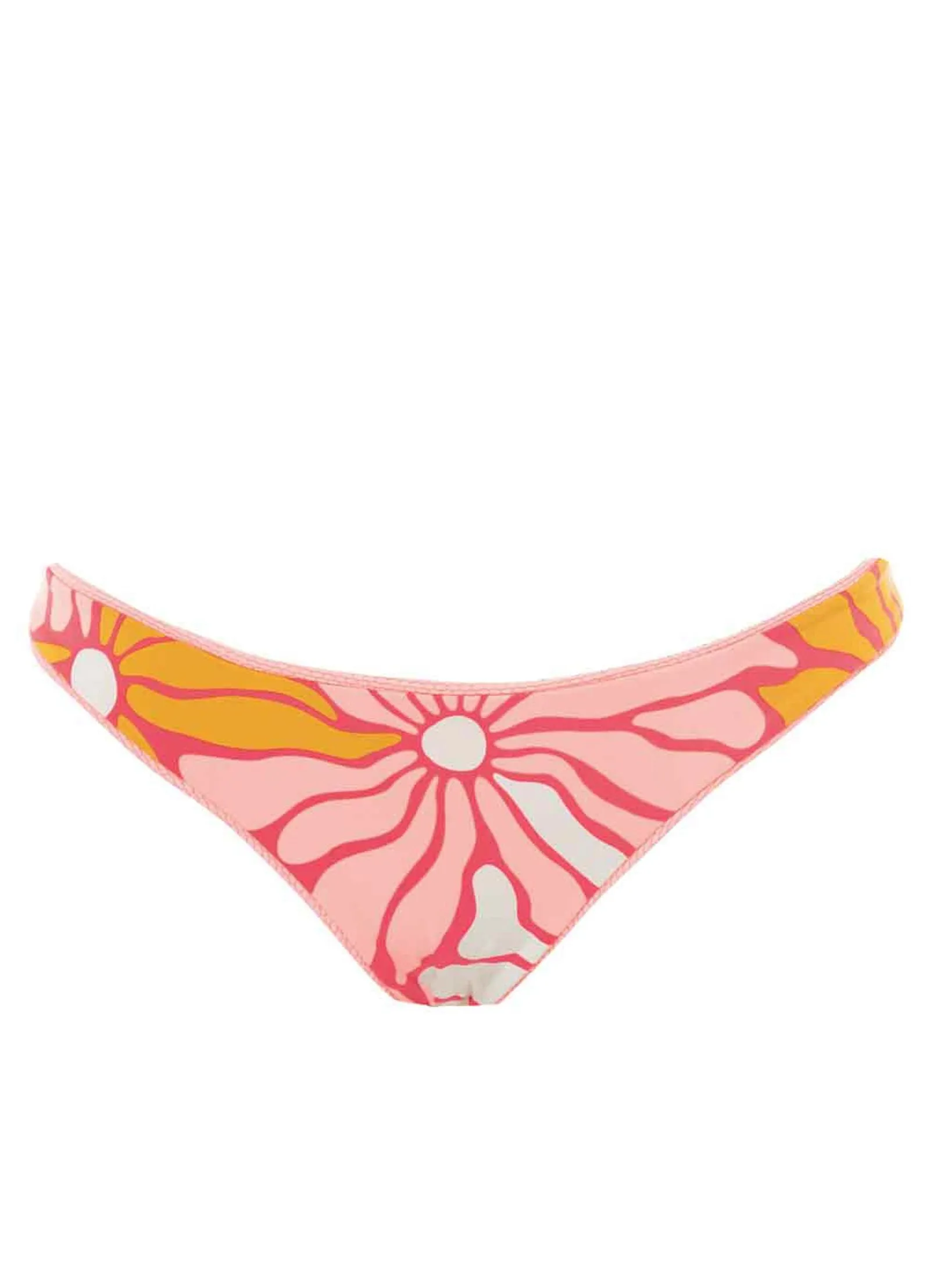 Maaji Flirt Thin Side Bikini Bottom - Coral Salmon