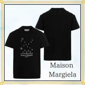 Maison Margiela  |Unisex Street Style Plain Cotton Short Sleeves Bridal Logo