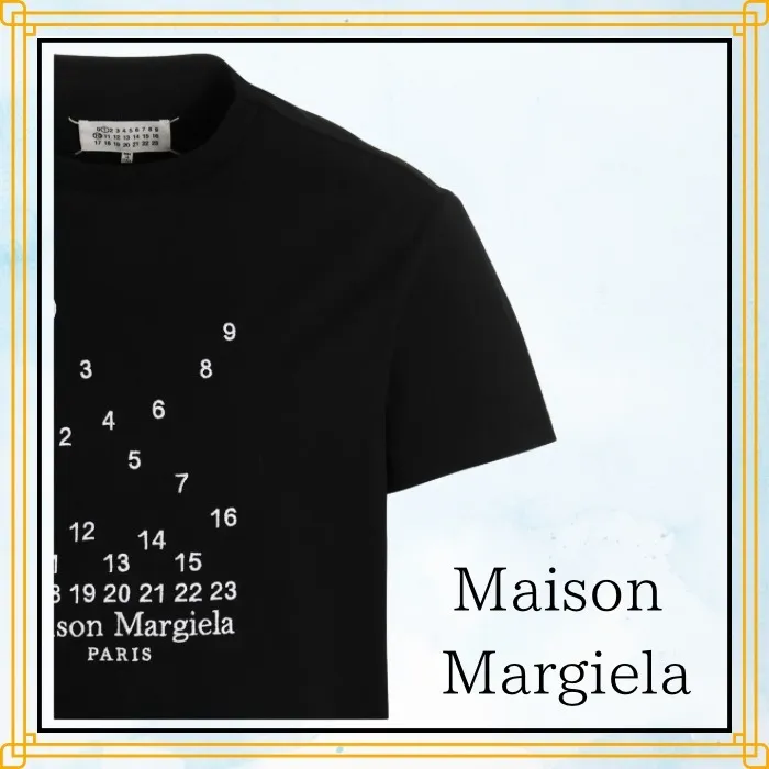 Maison Margiela  |Unisex Street Style Plain Cotton Short Sleeves Bridal Logo