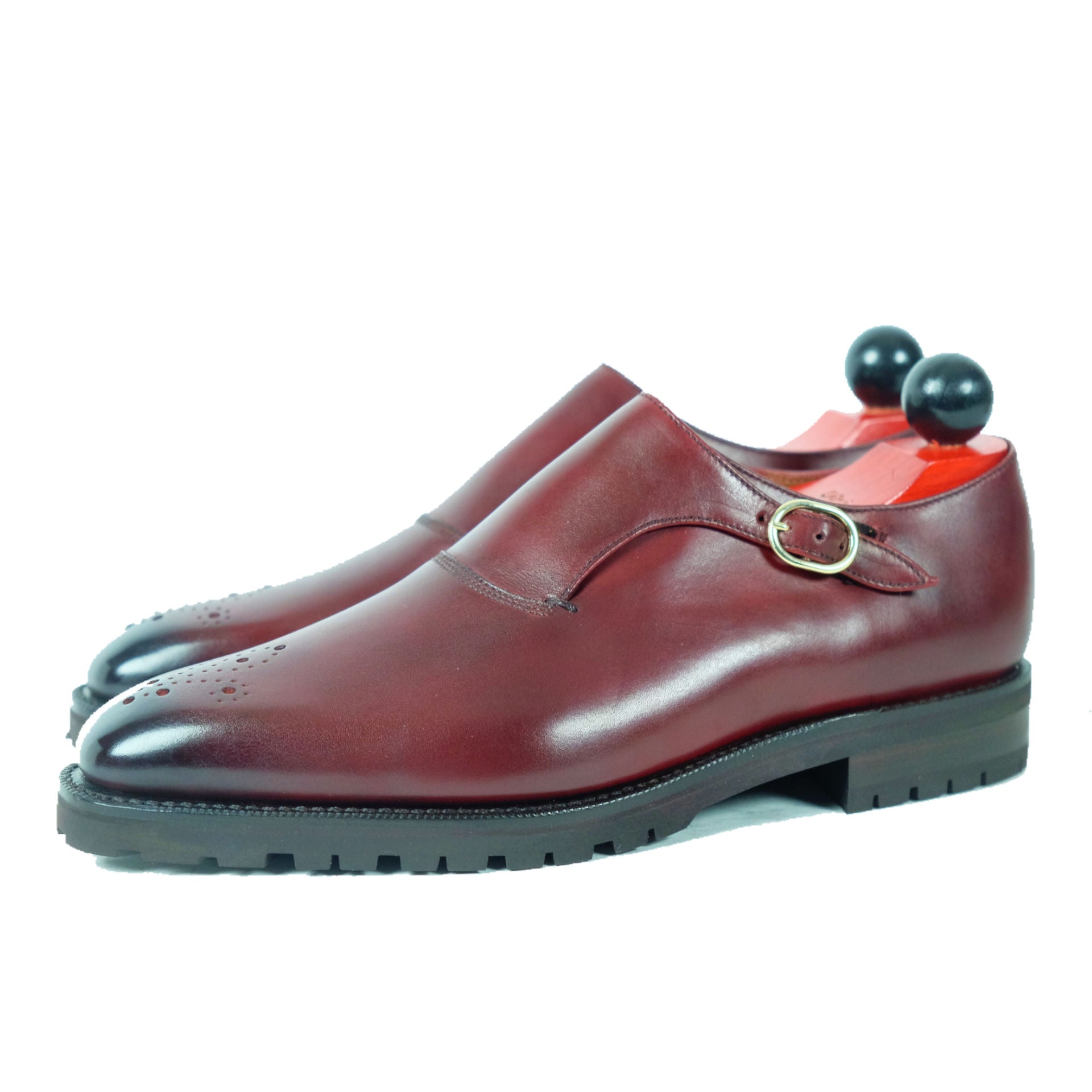 Martel - MTO - Burgundy Calf - LPB Last - Commando Sole