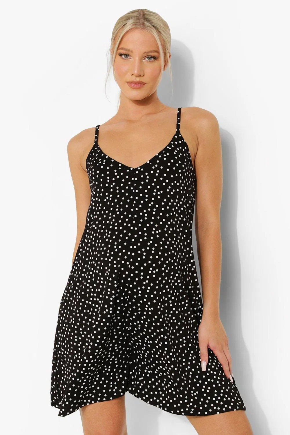 Maternity All Over Spot Flippy Romper