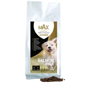 Max Puppy zalm/rijst geperst