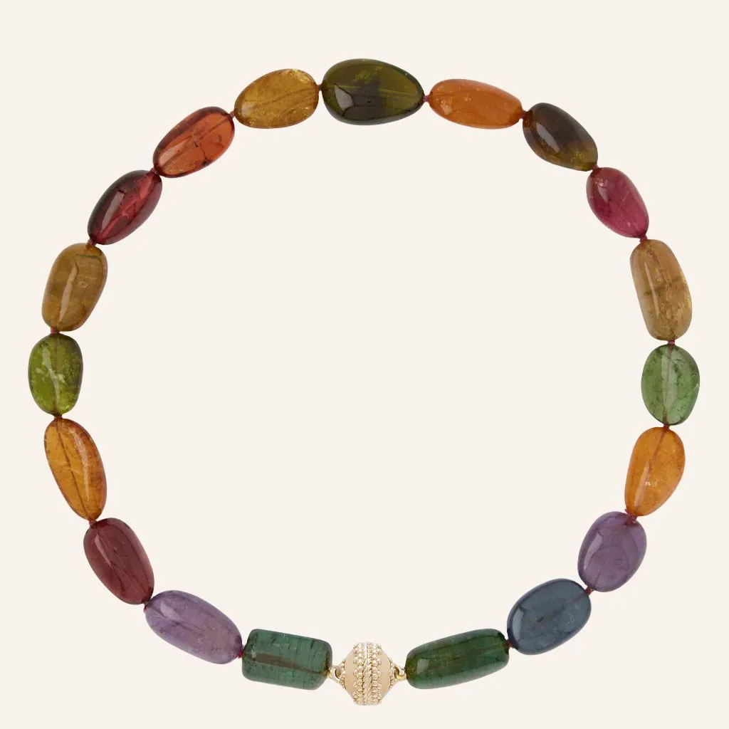 Medium Candy Multi Colored Tourmaline Necklace