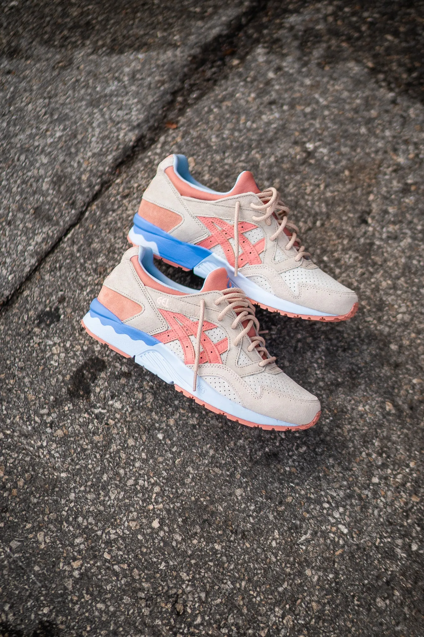 Mens Asics Gel-Lyte 5 Spring In Japan (Cream/Salmon)