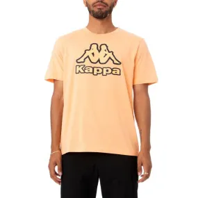 Men's Logo Tape Bant T-shirt - Salmon