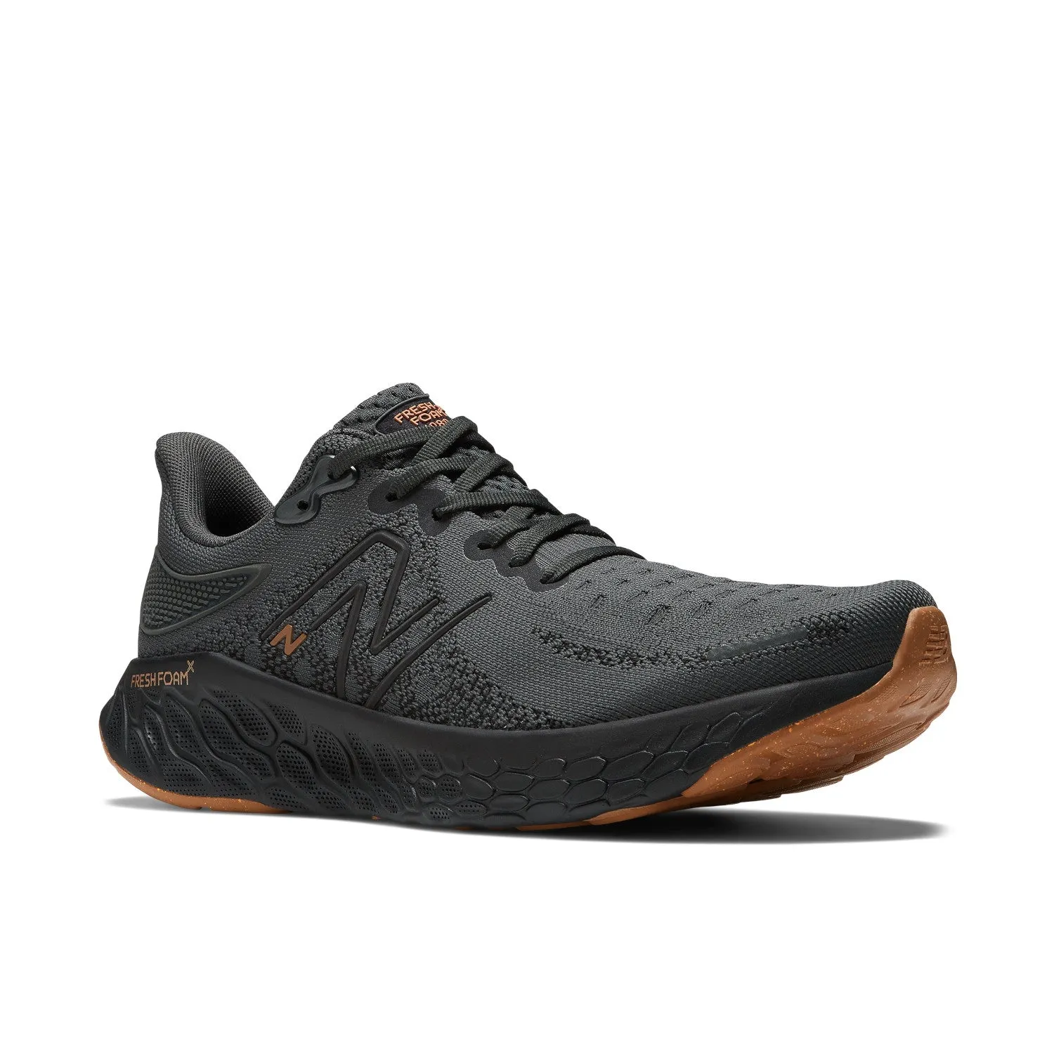 Men's New Balance Fresh Foam X 1080v12 Lounge Around Color: Blacktop with Black and Copper Metallic